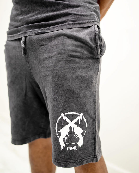 THINK Love Not War Shorts - Gray
