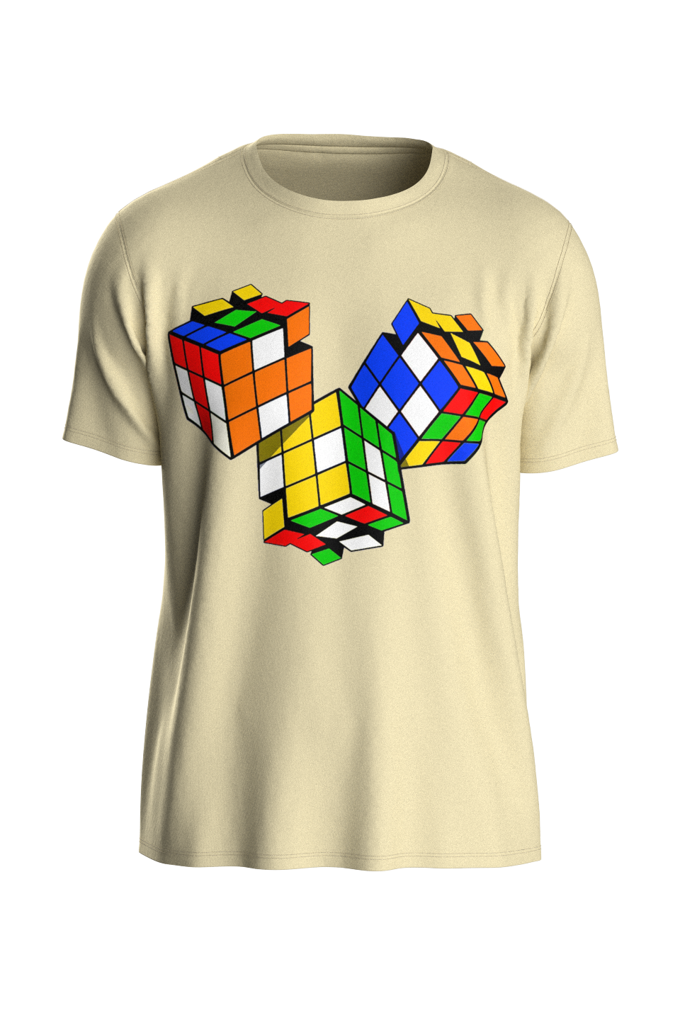 THINK Rubik’s T-Shirt - Cream