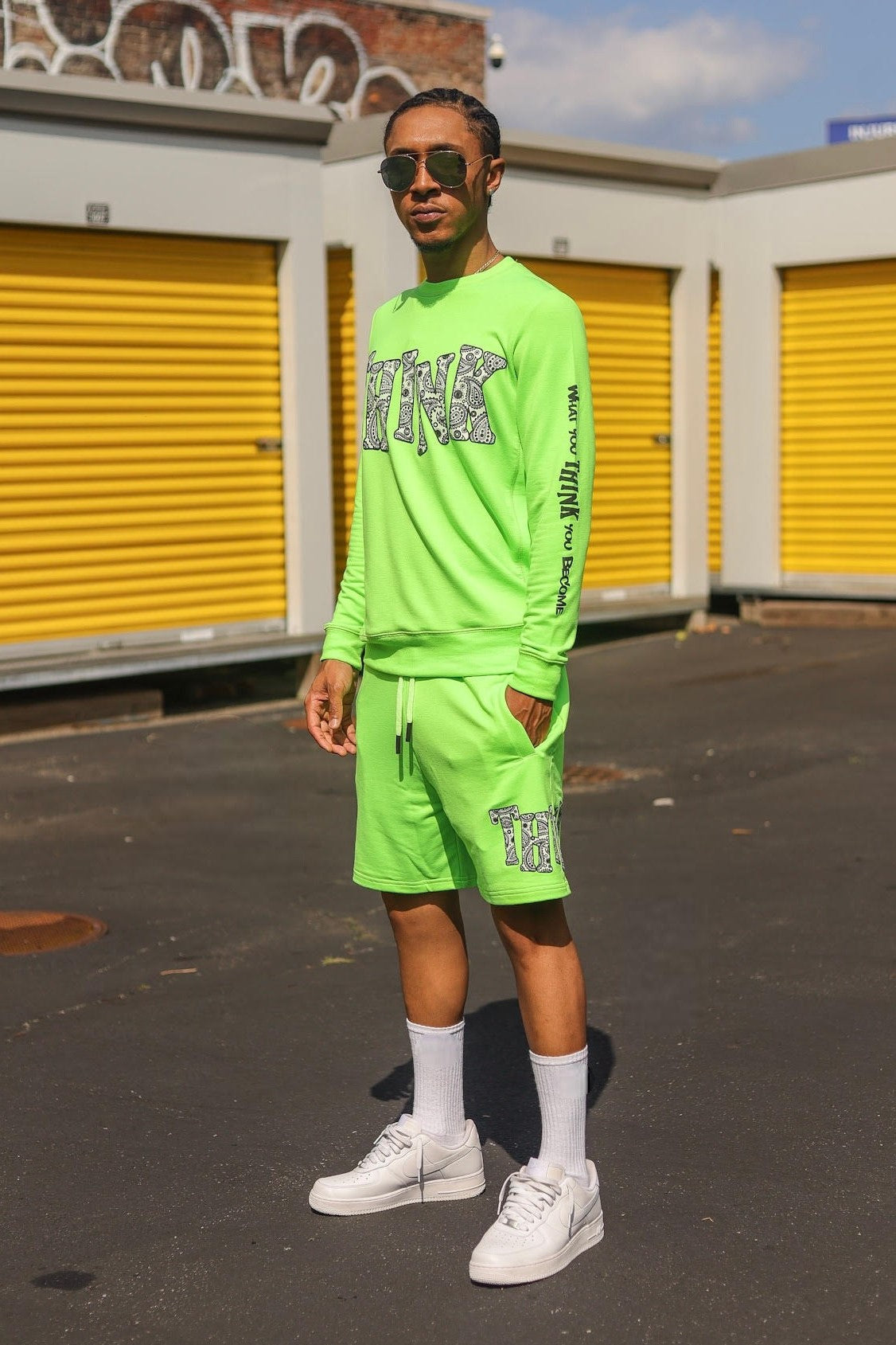 THINK Paisley Green Sweatshirt