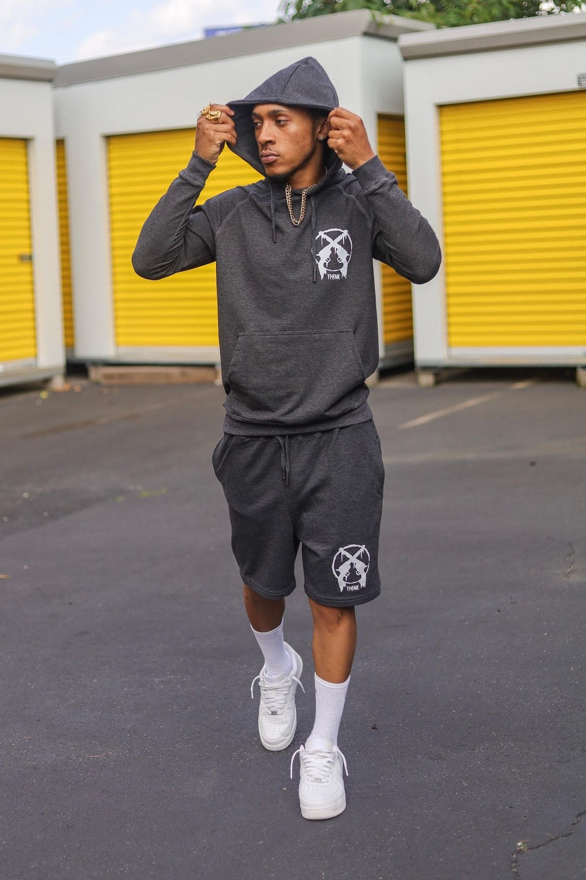 Love Not War Grey Hoodie
