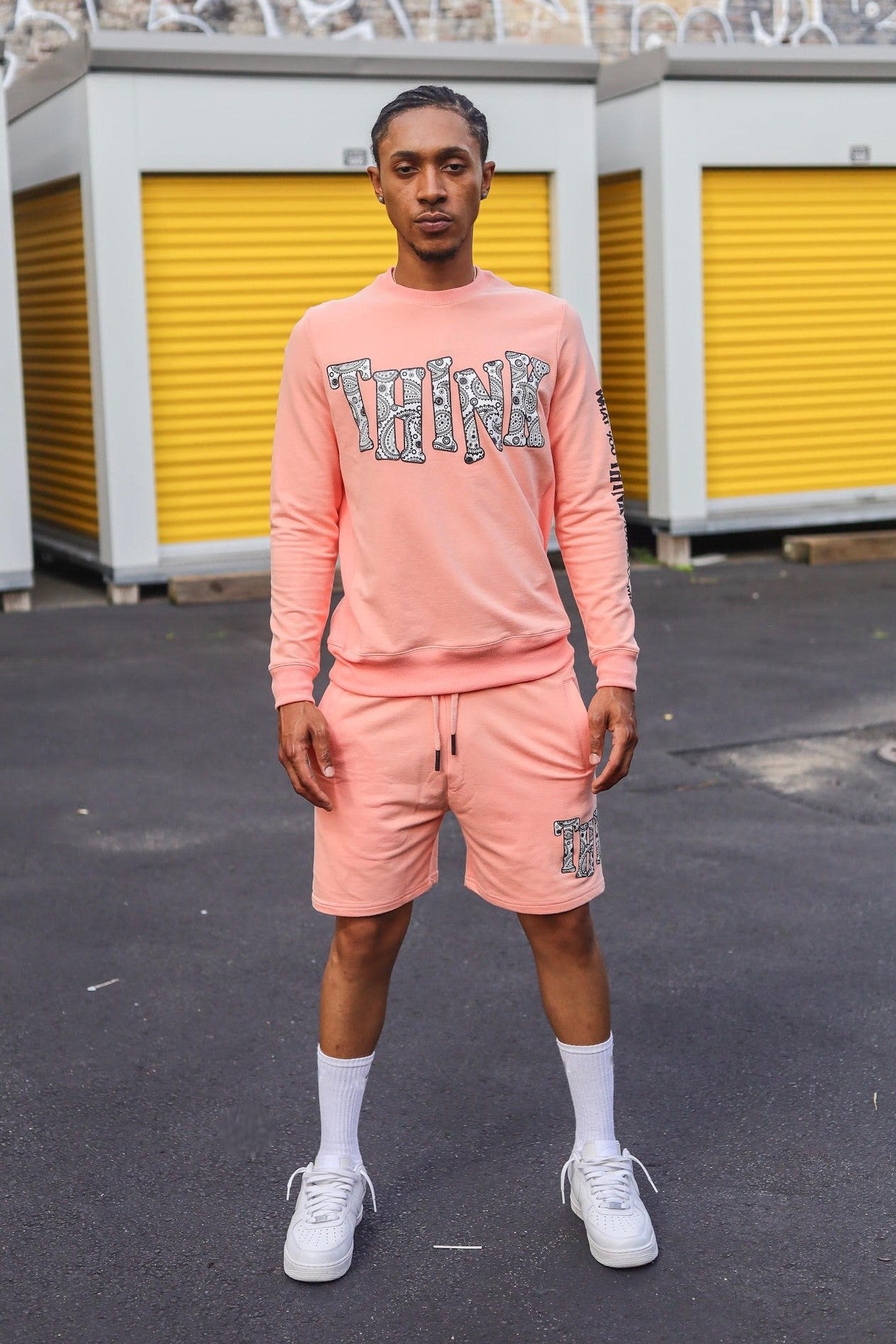 THINK Paisley Pink Sweatshirt