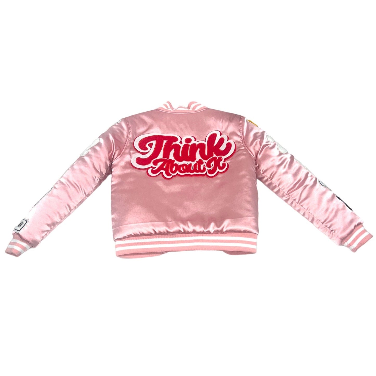 Ladies Championship Varsity Pink Jacket