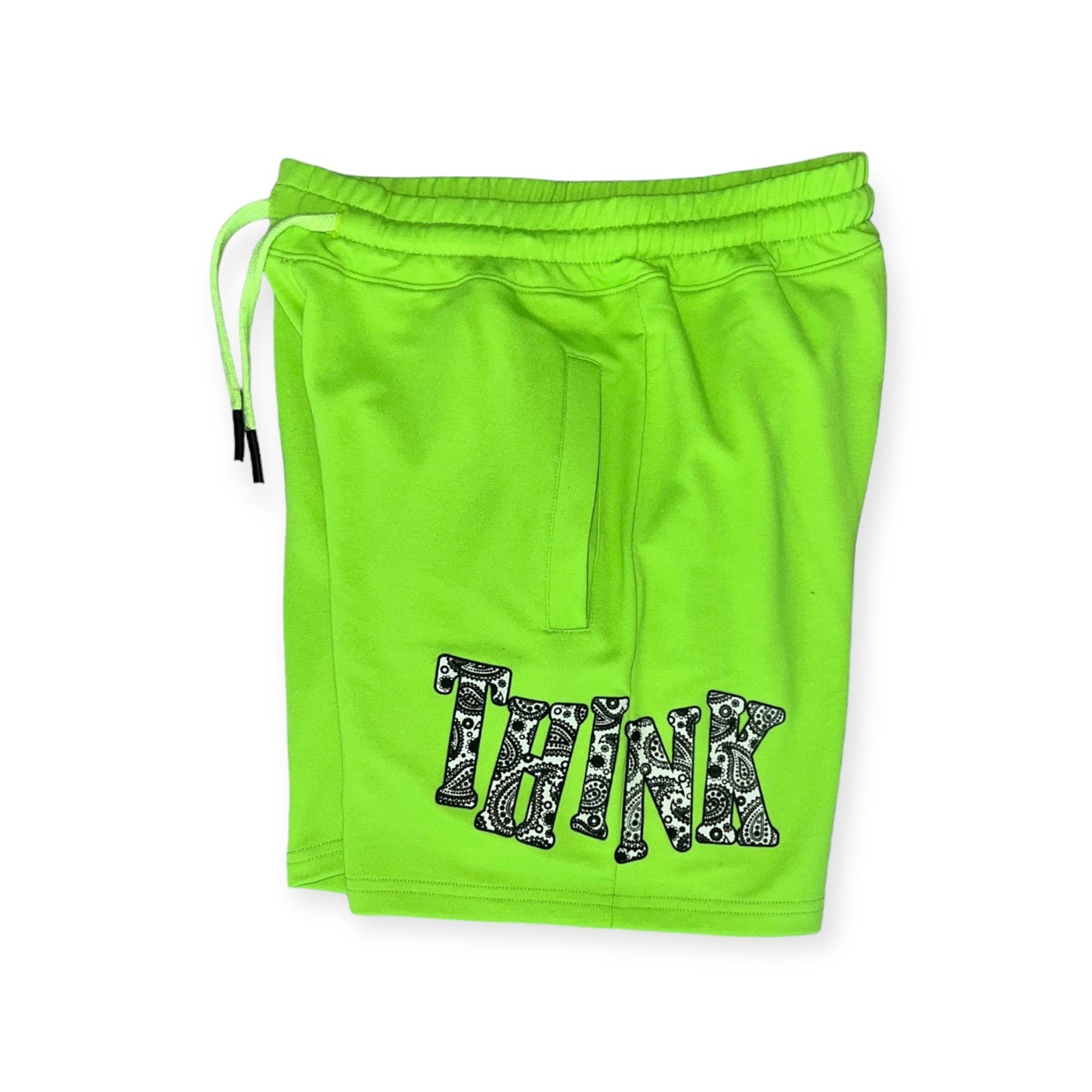 THINK Paisley Green Shorts