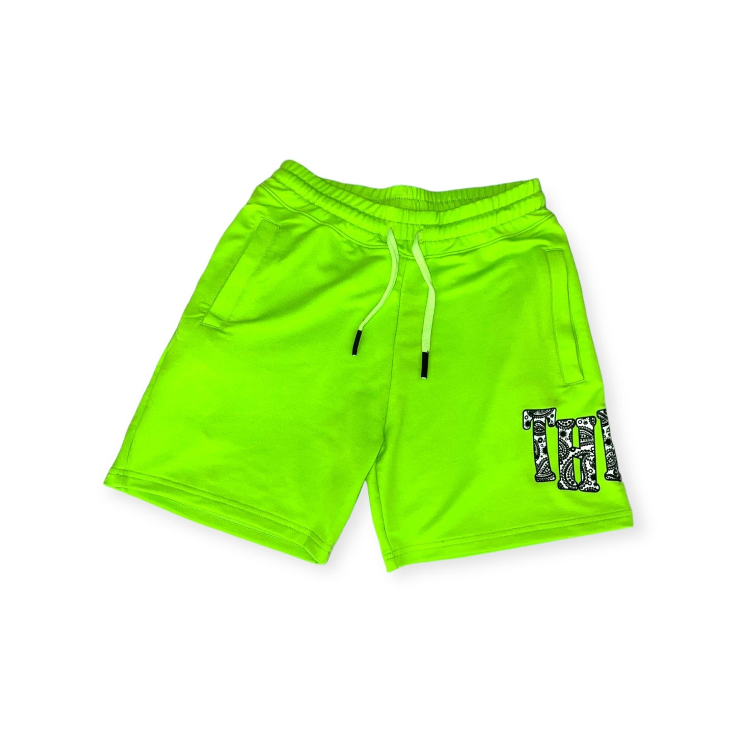 THINK Paisley Green Shorts