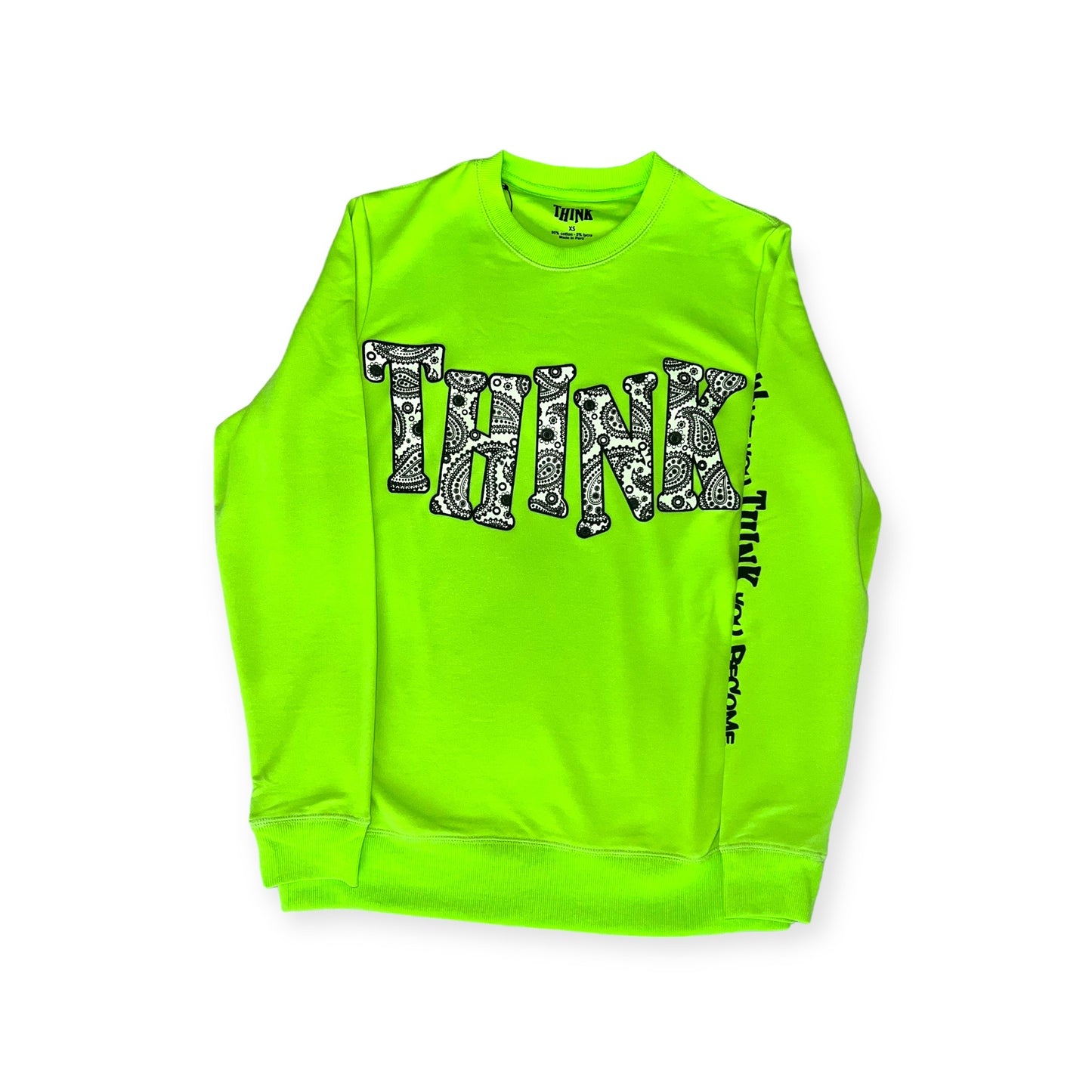 THINK Paisley Green Sweatshirt