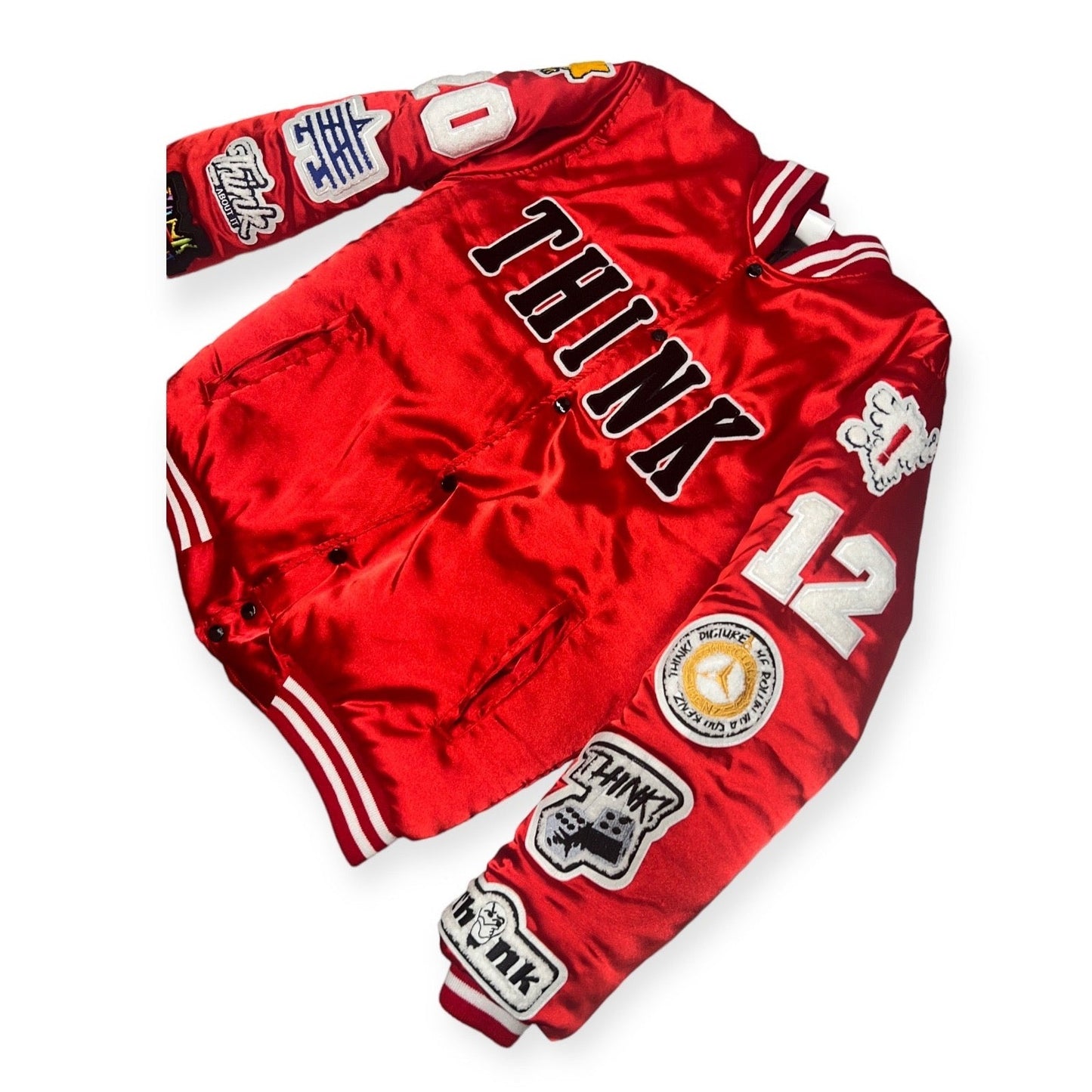 Mens Championship Varsity Red Jacket