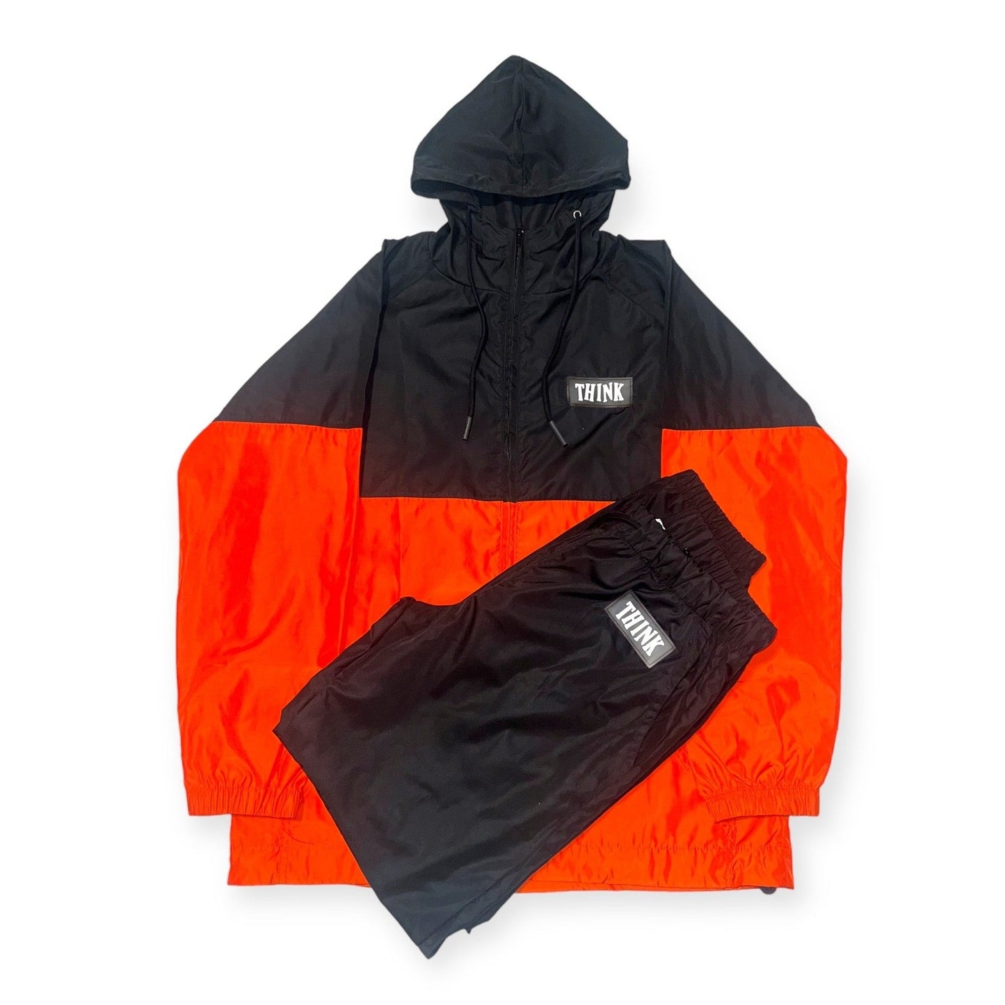 THINK Windbreaker Orange Jacket