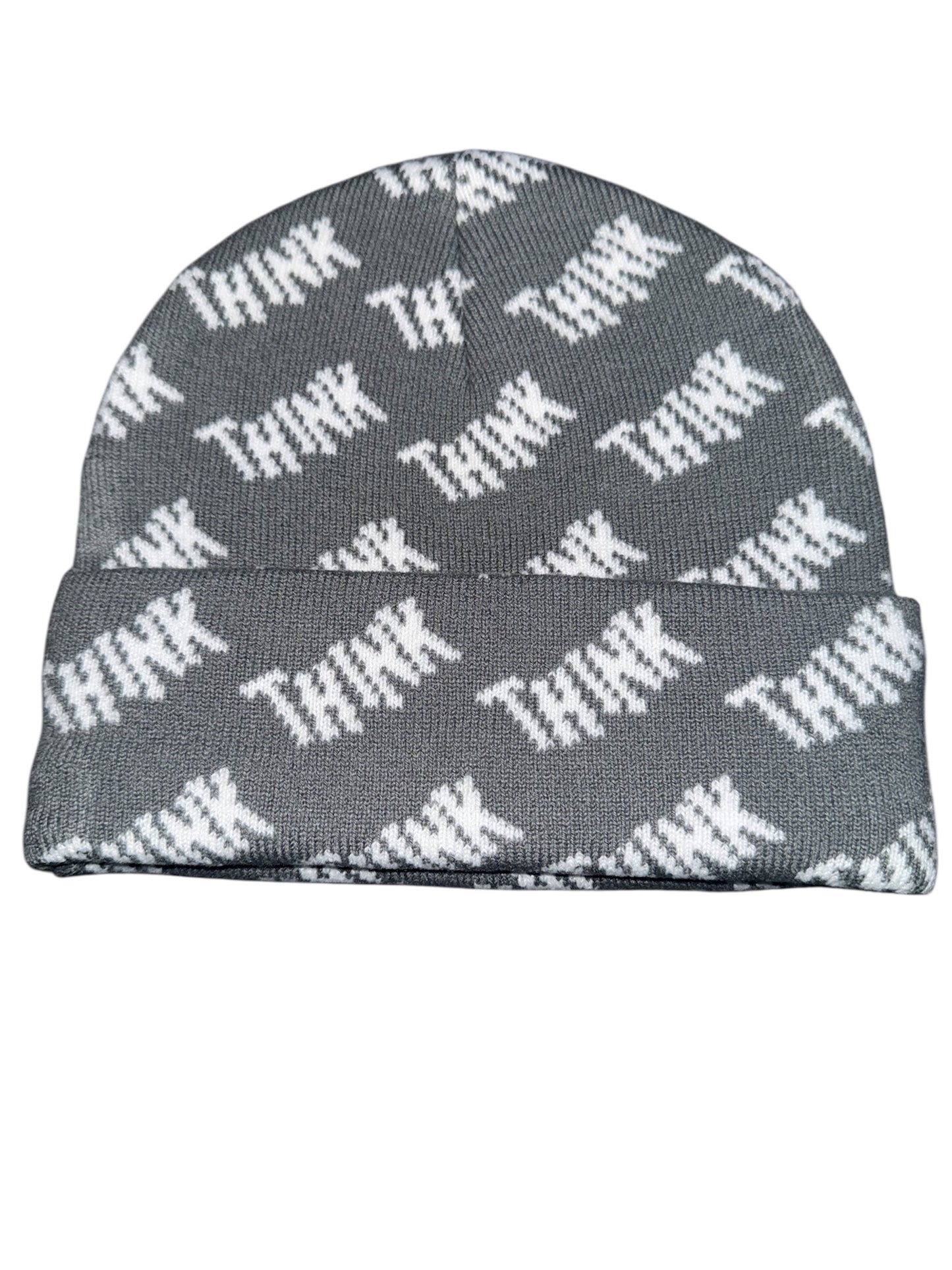 THINK Repeat Beanie - Gray