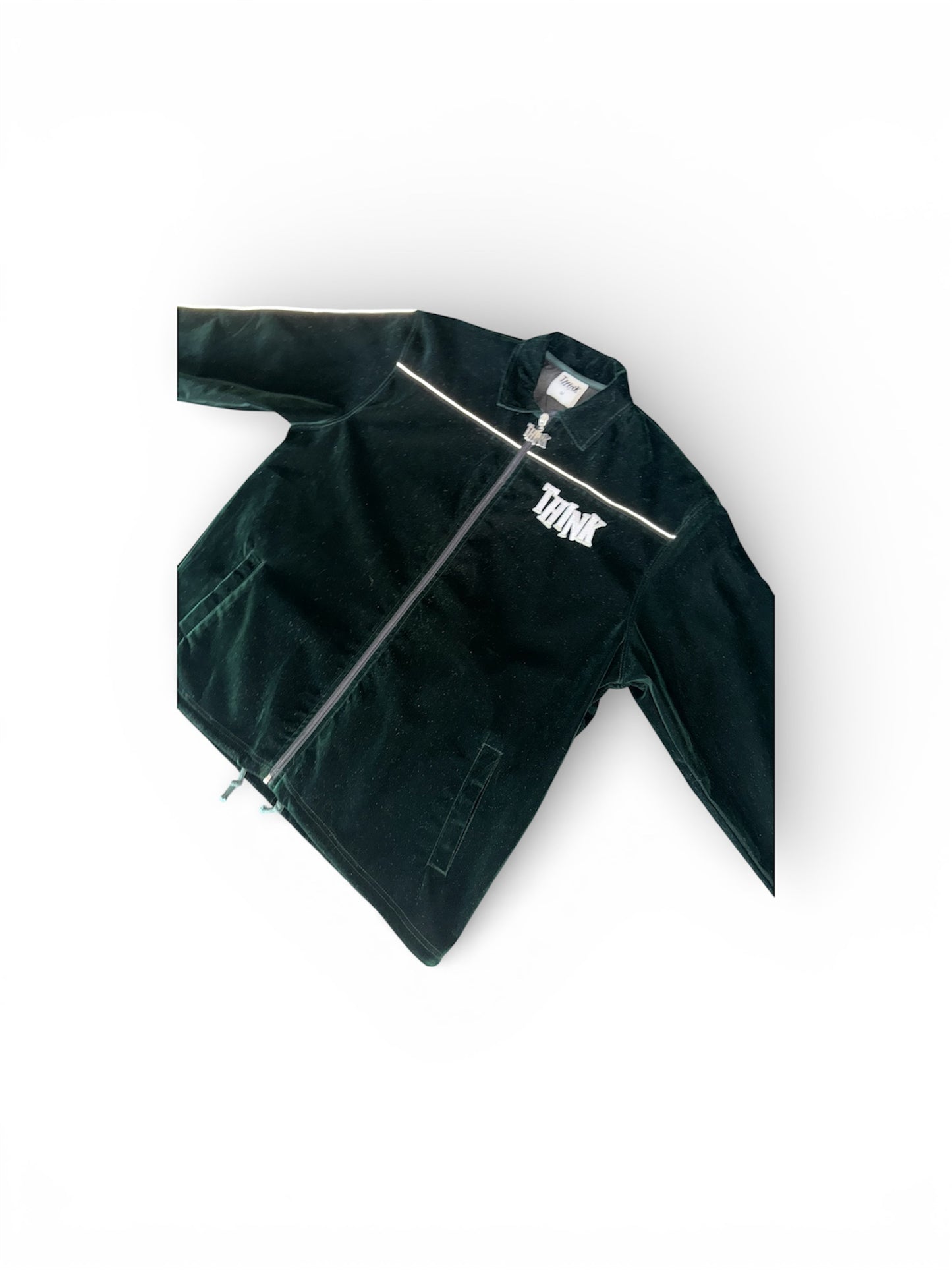 THINK Suede Track Suit - Green