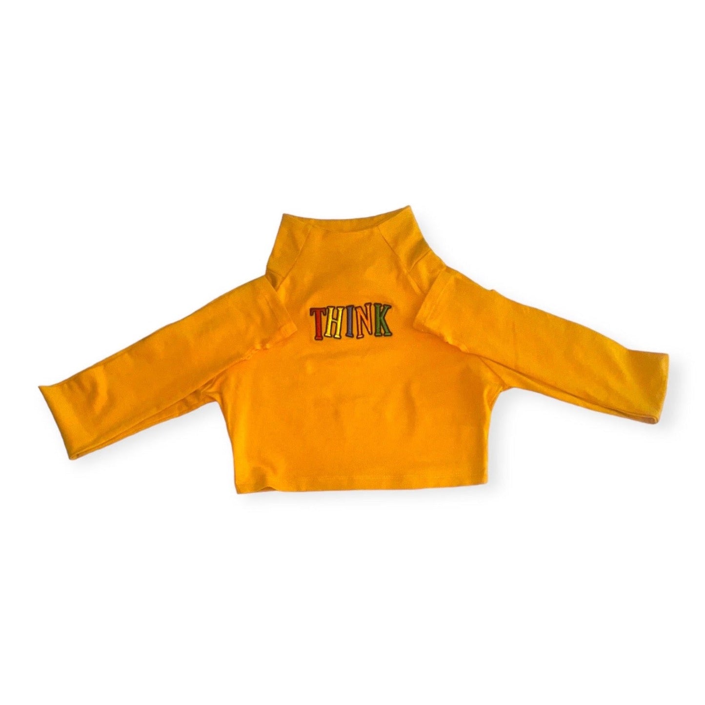 THINK Yellow Long-Sleeve Top