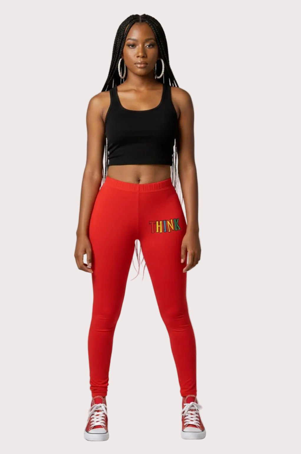 THINK Women's Leggings - Red