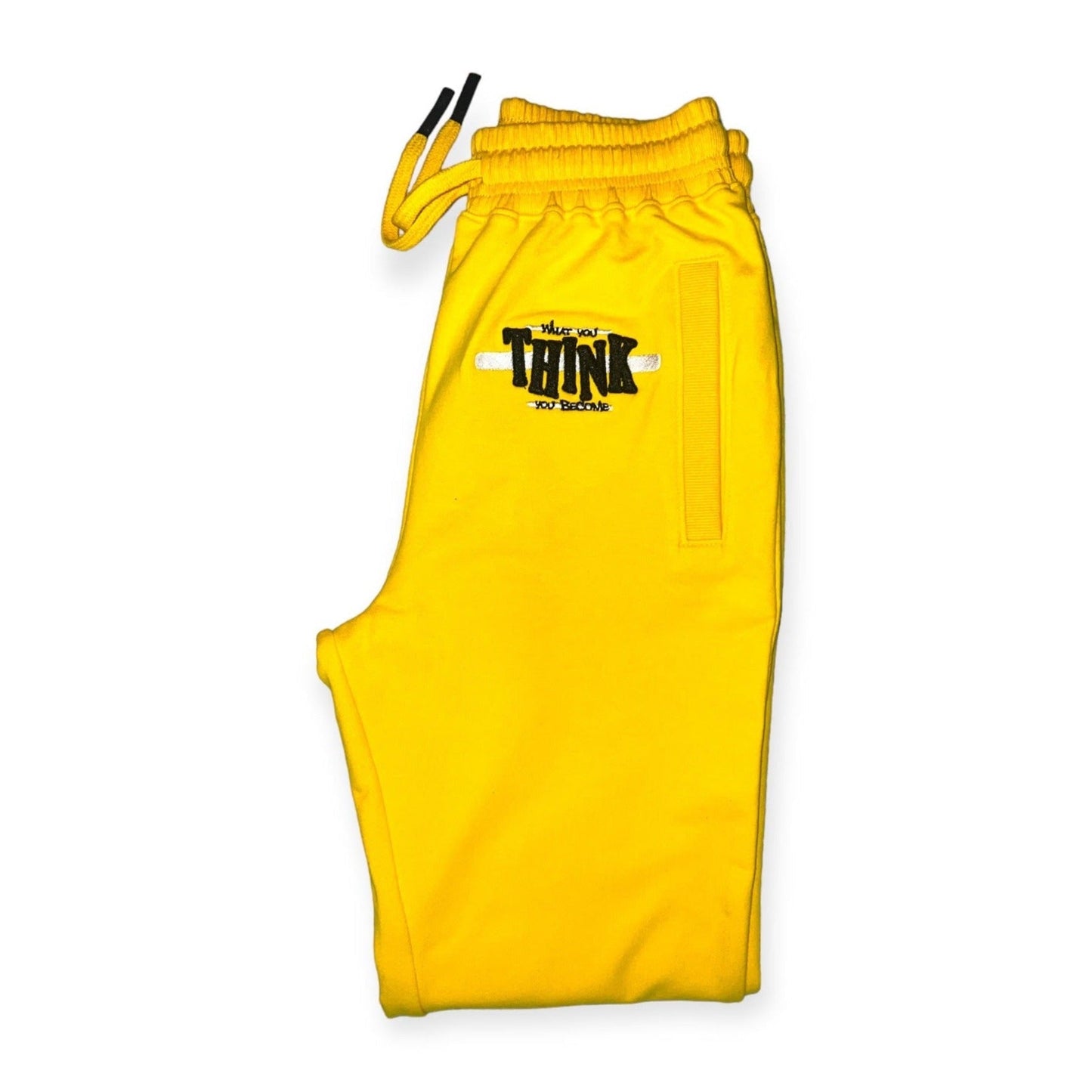 What You Think You Become Yellow Joggers