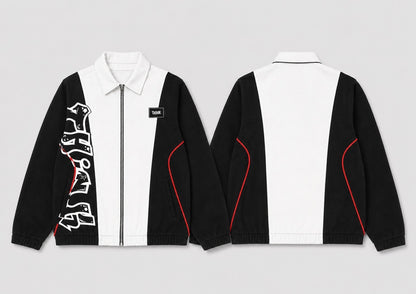 Graffiti Think Windbreaker Set White / Black