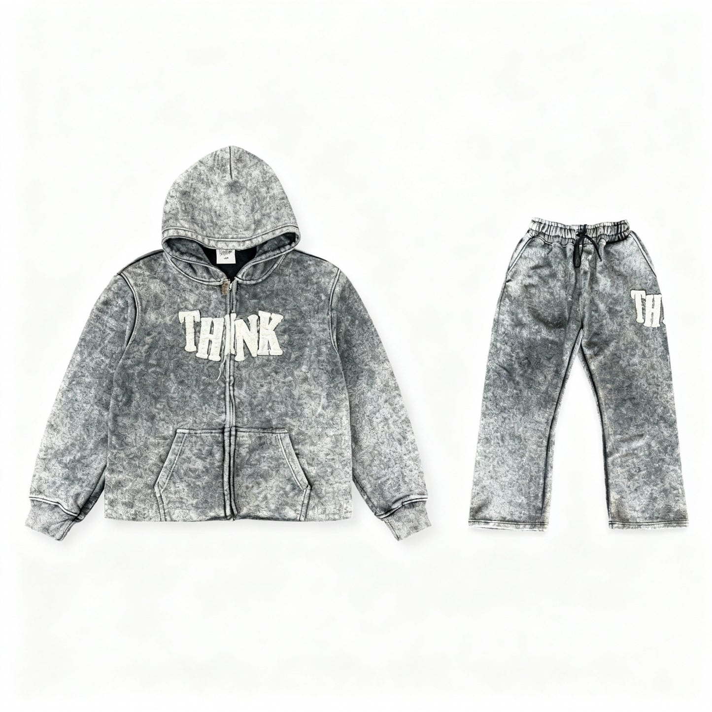 THINK Acid Wash Set - Gray