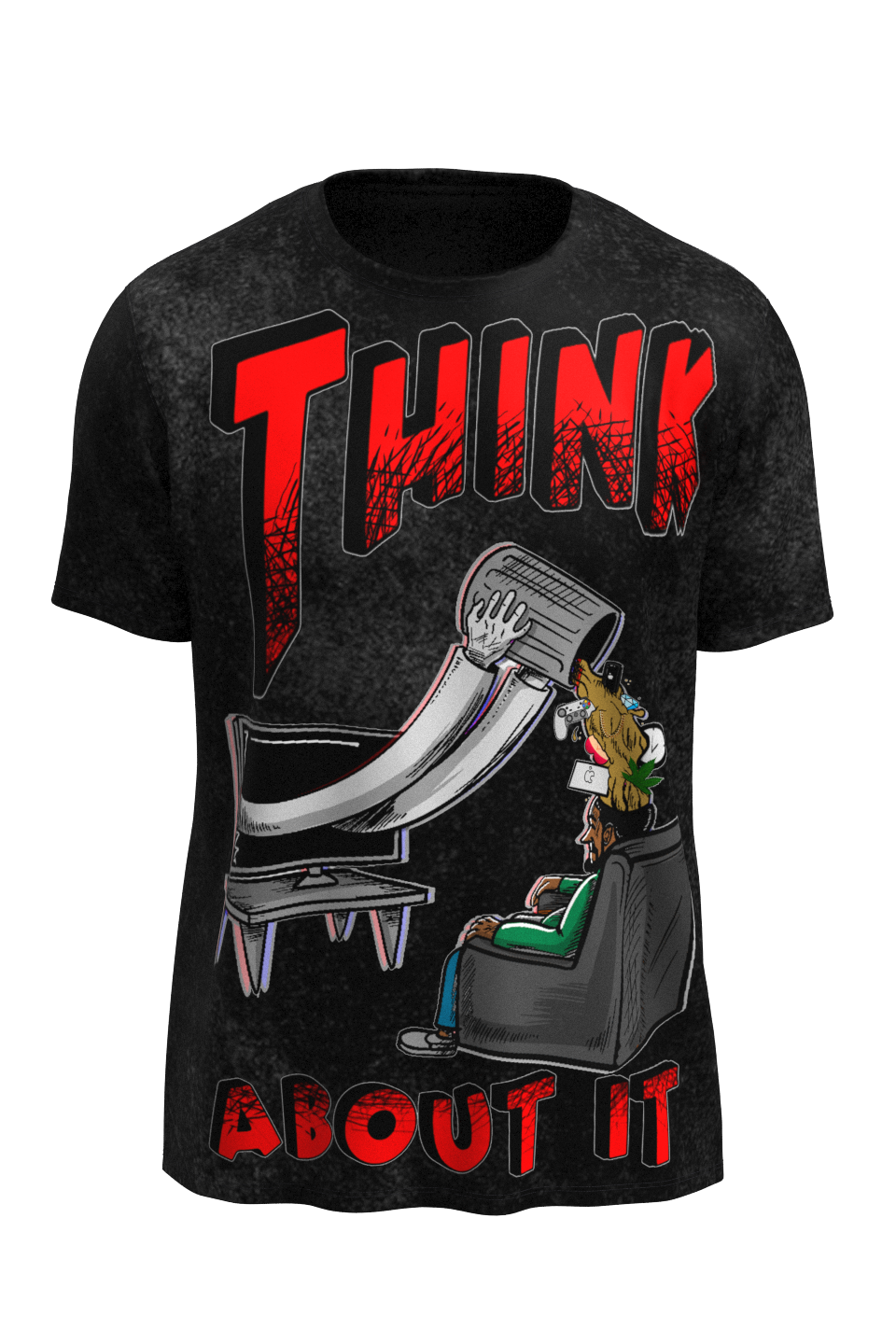 Don’t Waste Your Mind Tee  Vintage Wash