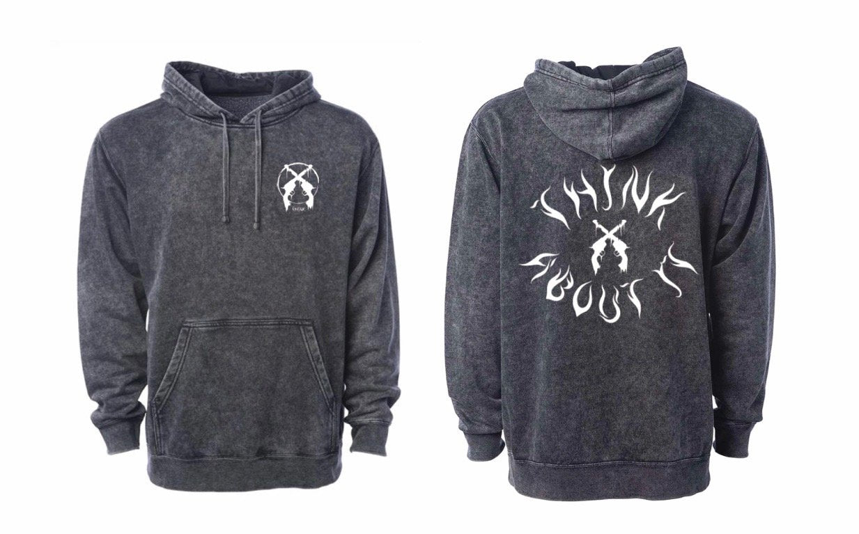 THINK Love Not War Hoodie - Gray