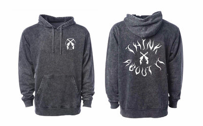 THINK Love Not War Hoodie - Gray
