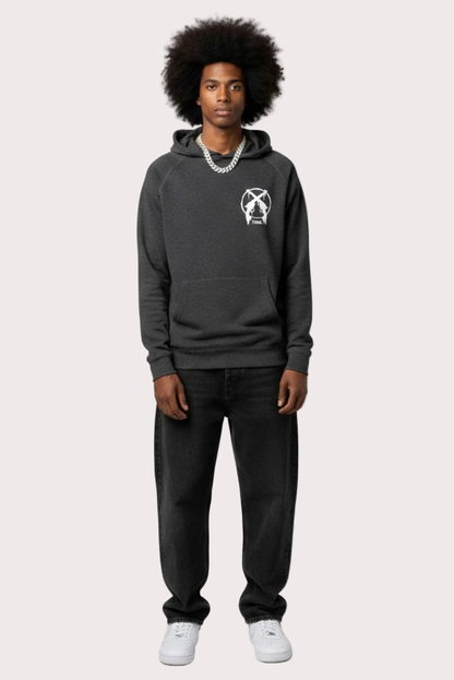 THINK Love Not War Hoodie - Gray