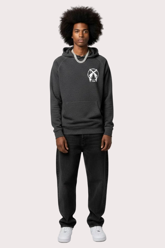 THINK Love Not War Hoodie - Gray