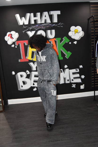 THINK Acid Wash Set - Gray