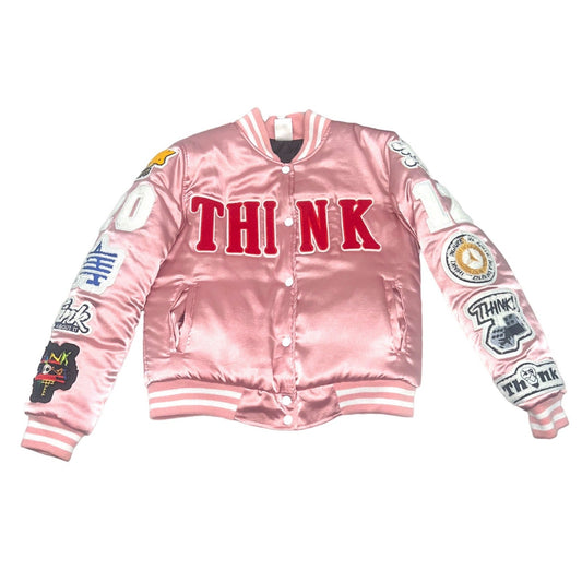Ladies Championship Varsity Pink Jacket