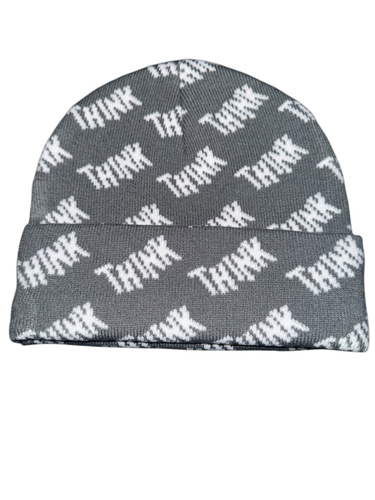 THINK Repeat Beanie - Gray