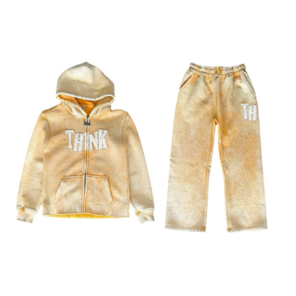Think Acid Wash Mustard  Set