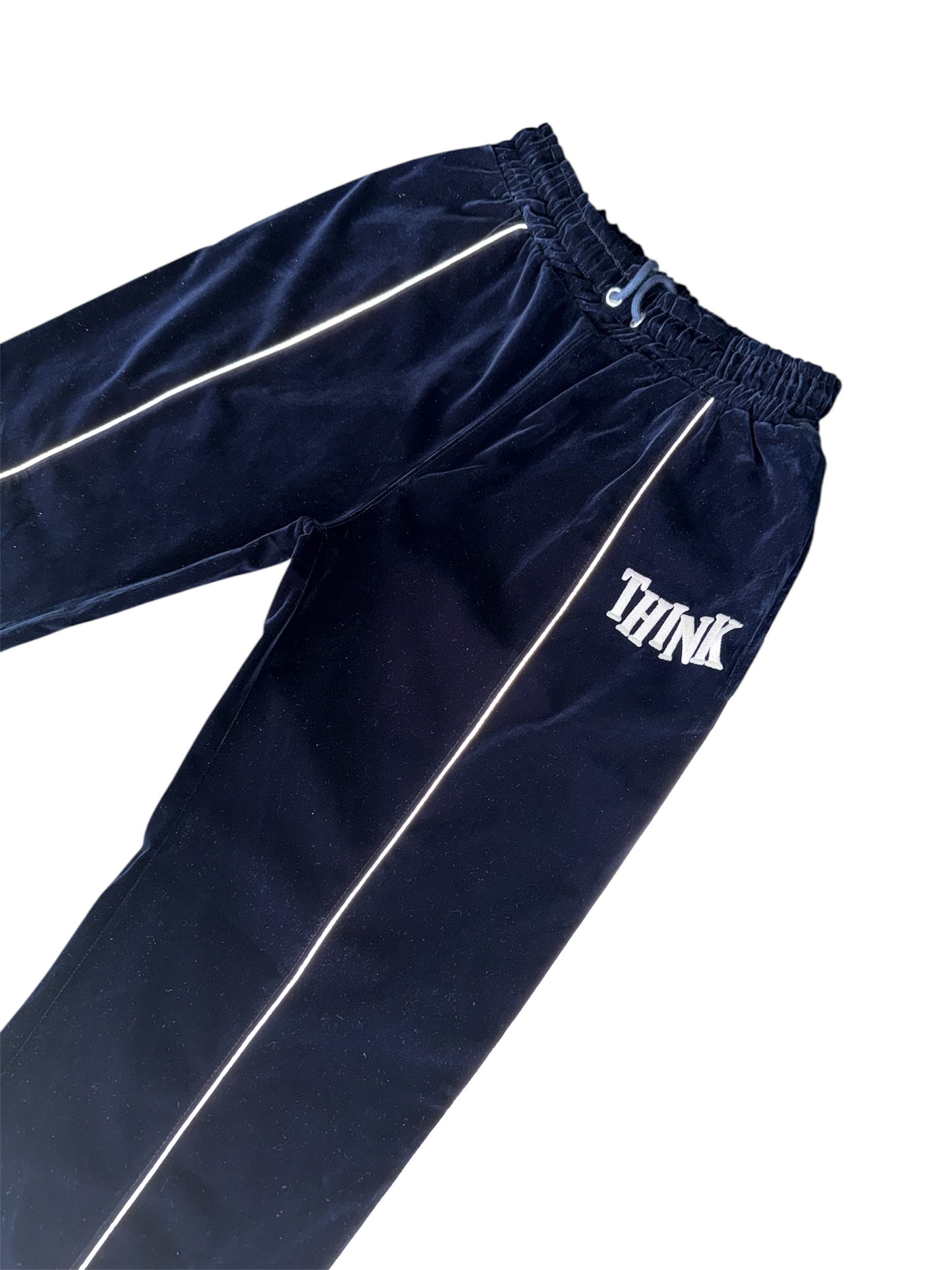 THINK Suede Track Suit - Navy