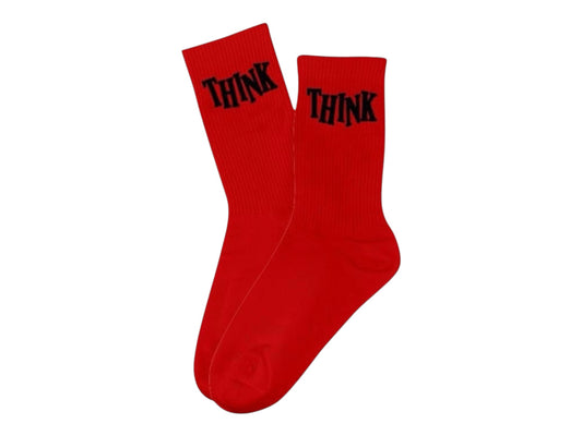 Think Socks-Red/Black