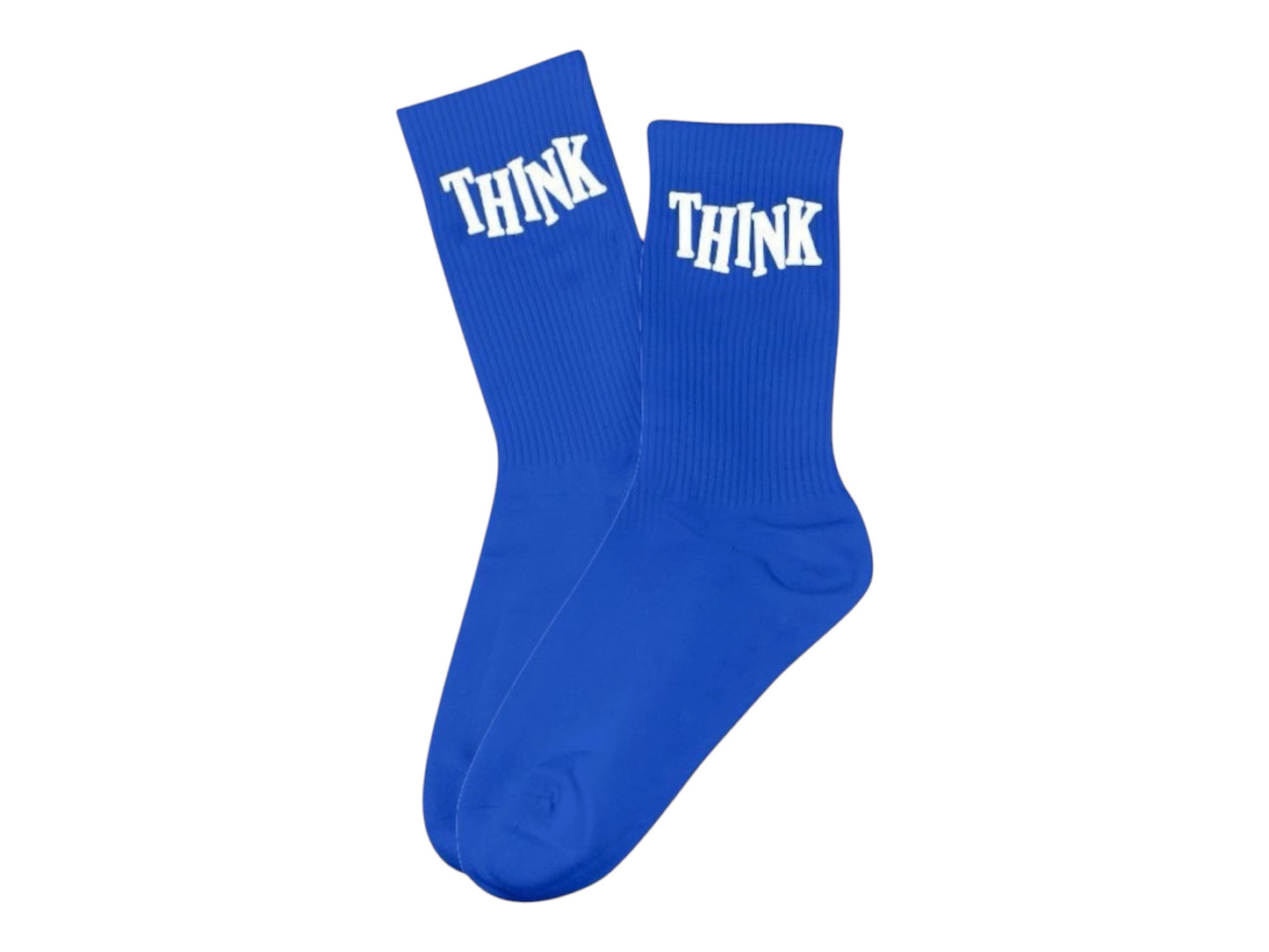 Think Socks-Blue/white