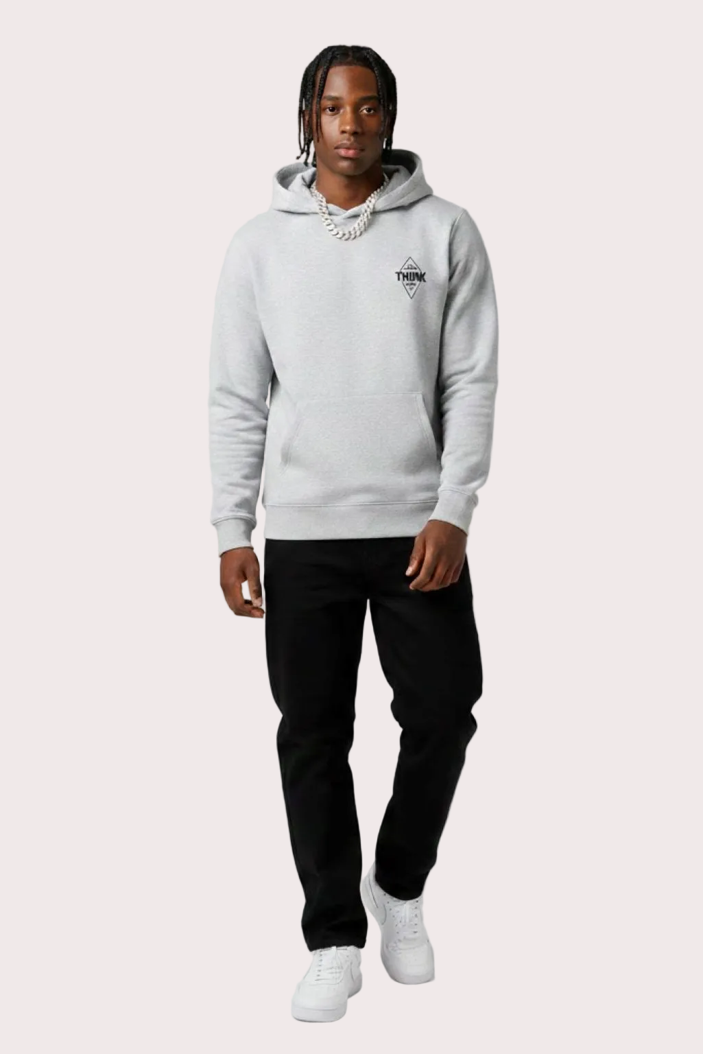 THINK Rules of Darkness Hoodie - Gray