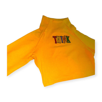 THINK Yellow Long-Sleeve Top