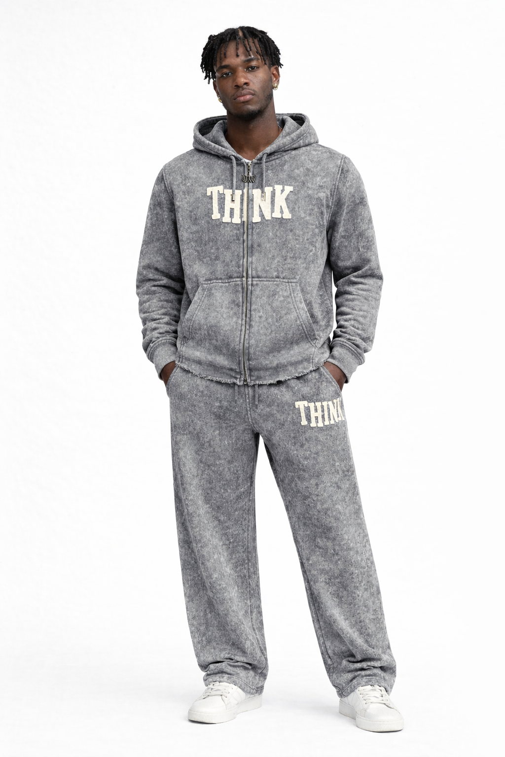 THINK Acid Wash Set - Gray