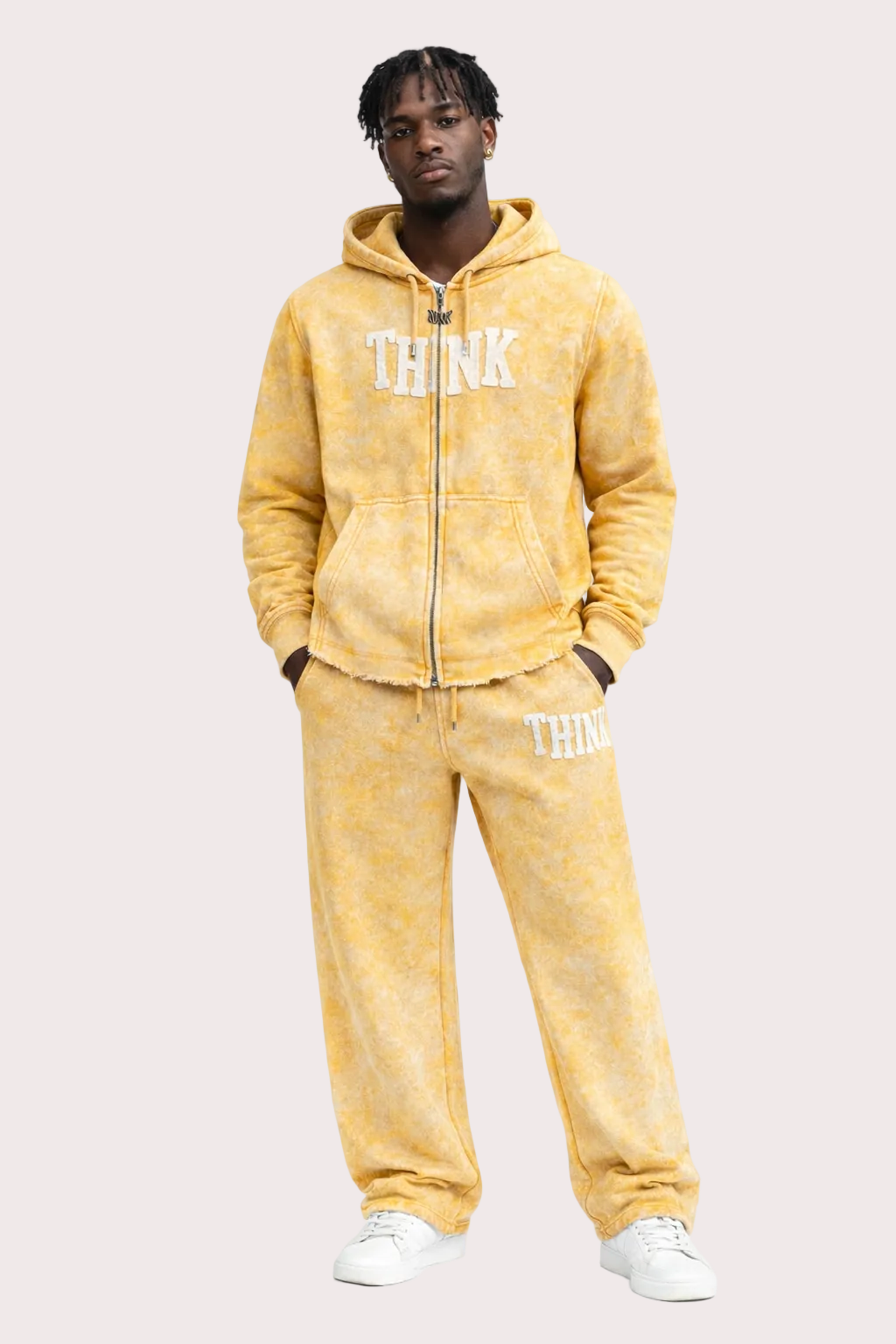 THINK Acid Wash Set - Mustard