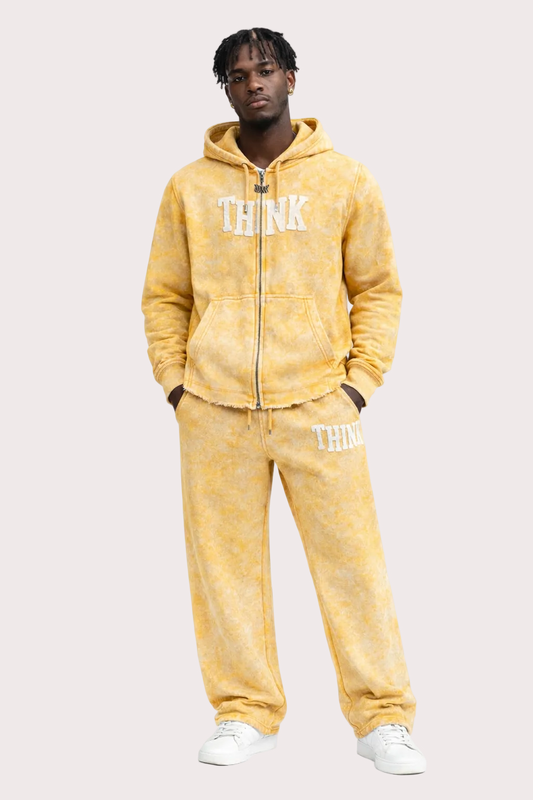 Think Acid Wash Set (Mustard)