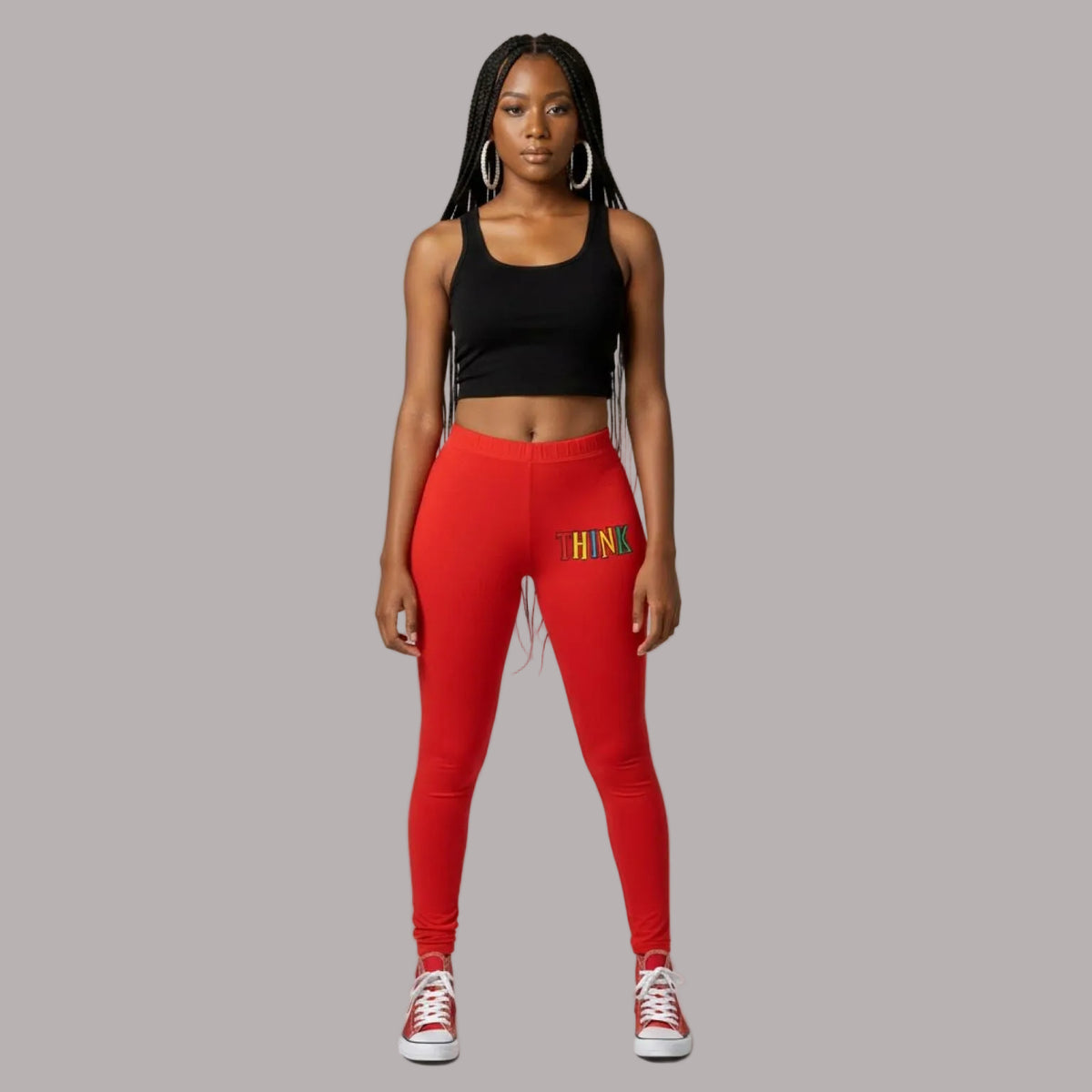 THINK Women's Leggings - Red