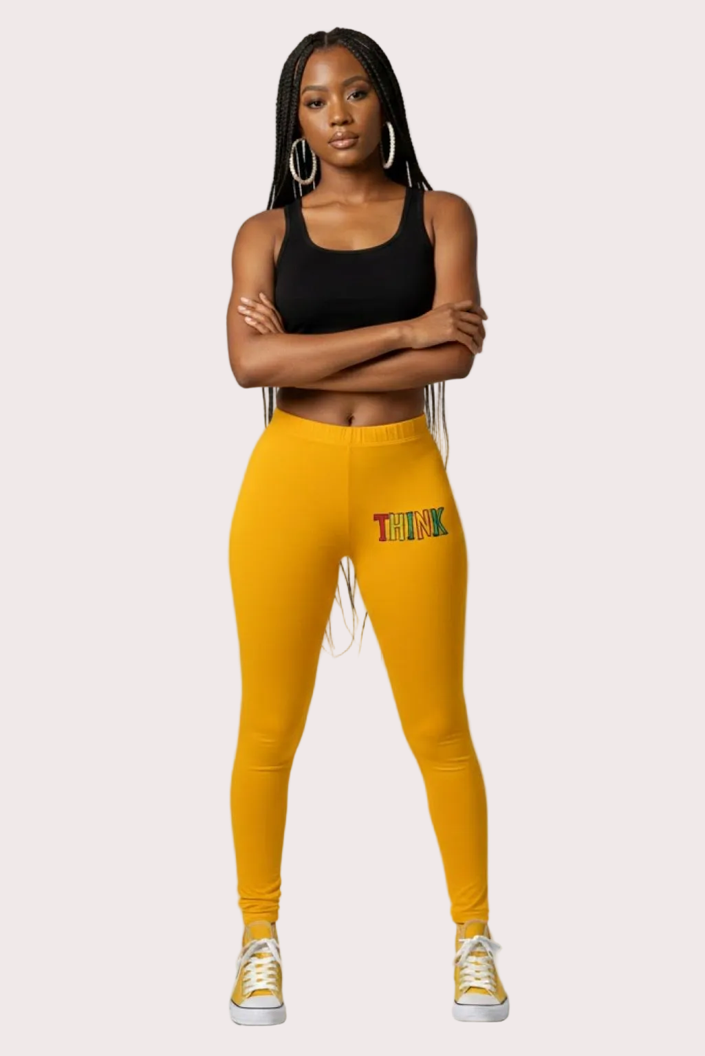 THINK Women's Leggings - Yellow