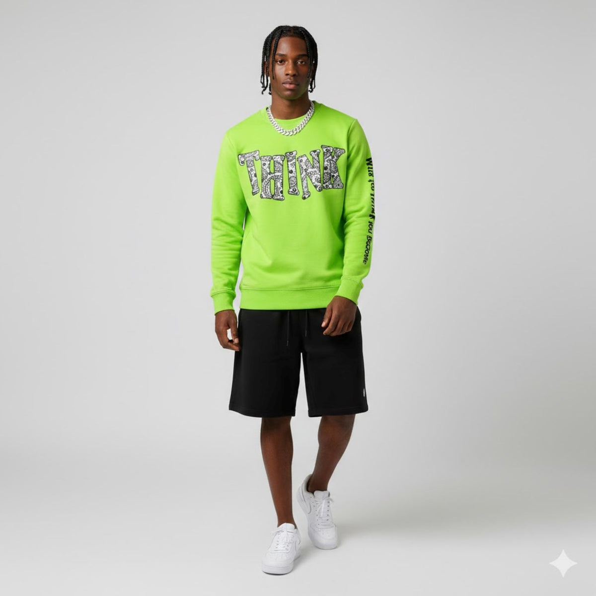 THINK Paisley Sweatshirt - Green