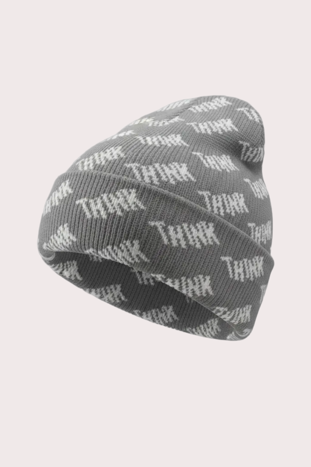 THINK Repeat Beanie - Gray