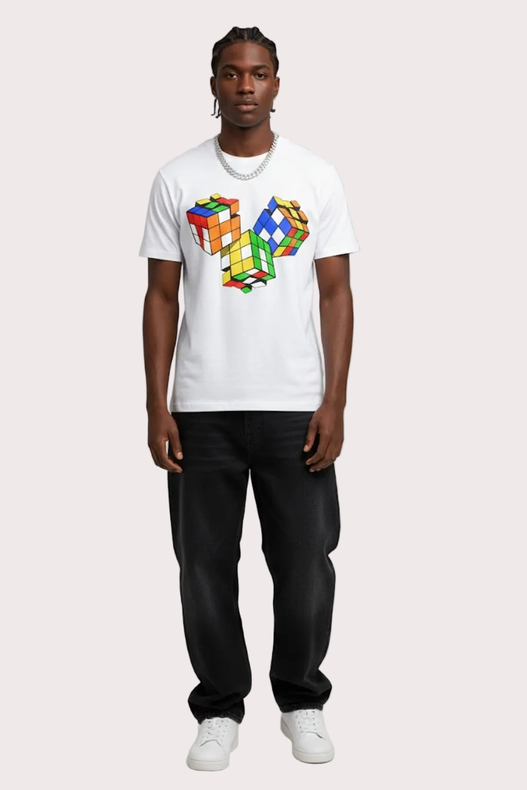THINK Rubik’s T-Shirt - White