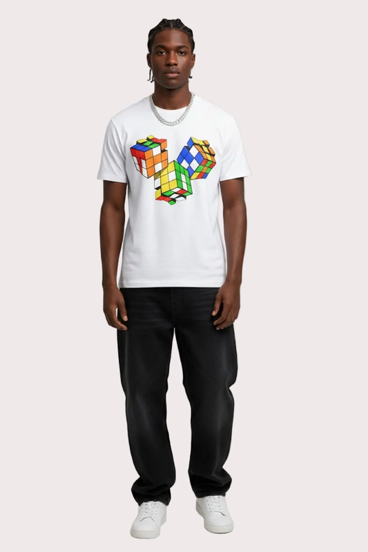 THINK Rubik’s T-Shirt - White