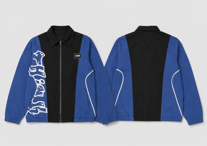 Graffiti Think Windbreaker Set Blue / Black
